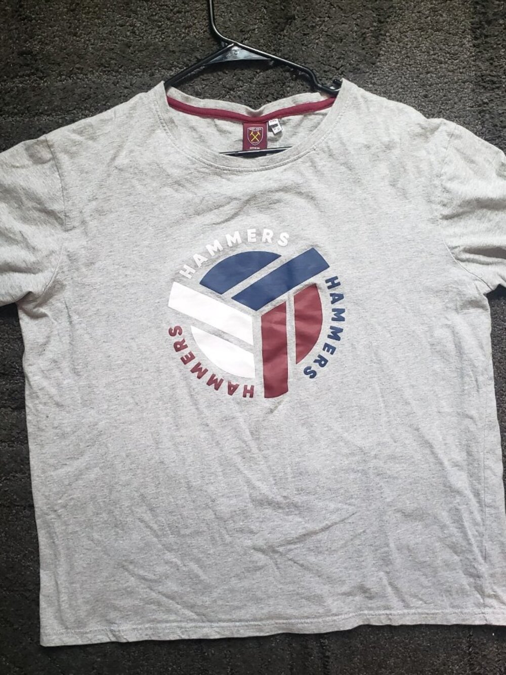 West Ham United Official Merchandise T-Shirt Hammers Men's Size 2XL